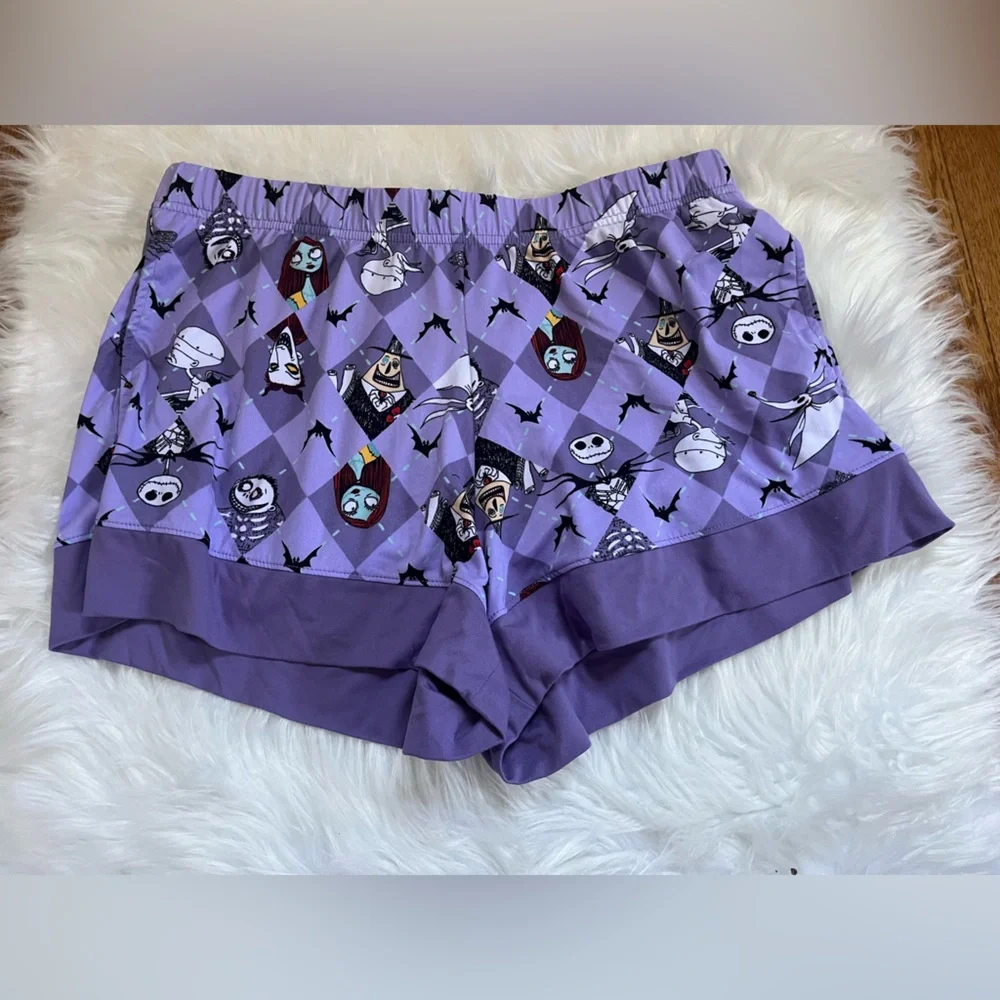 Disney Lavender & Black Nightmare Before Christmas Sleep Top - Picture 5 of 7